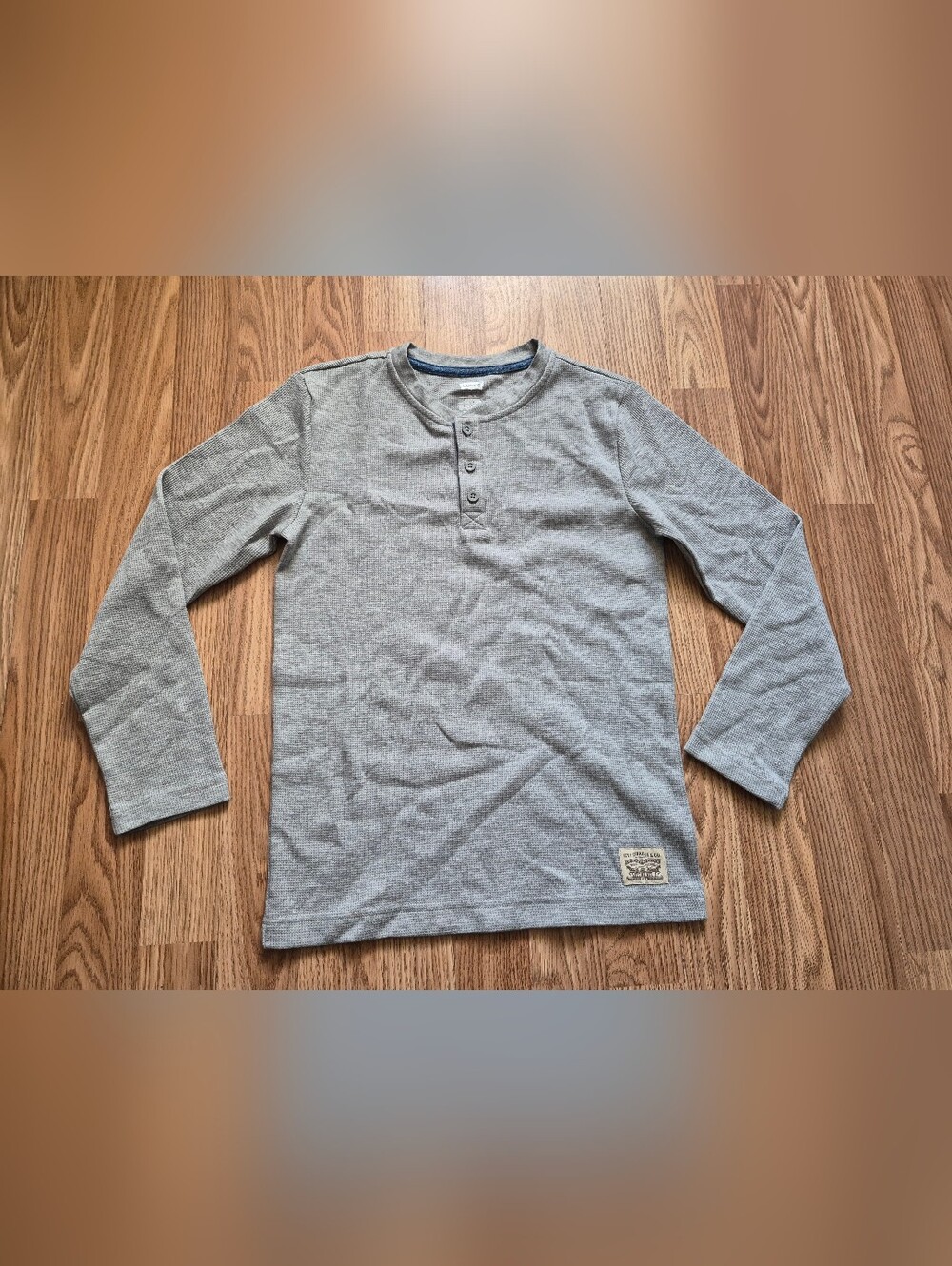 Levi's Boys' Grey Long-Sleeve Shirt